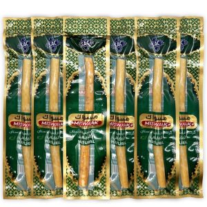 Miswak sticks original flavor, 6-pack vacuum sealed