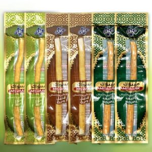 Miswak sticks variety pack: original, clove and mint, 6 sticks