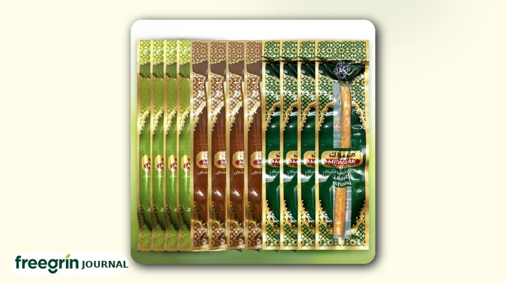 Freegrin miswak sticks variety pack — miswak before and after journal cover